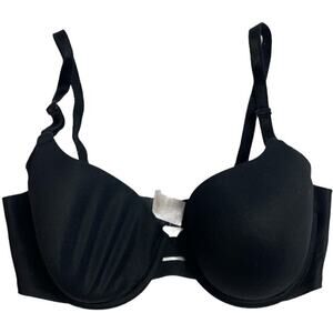 Warners Black Wire T-Shirt Bra Women's Size 34C